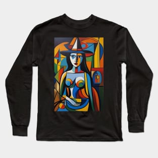 Cubist Witch Long Sleeve T-Shirt